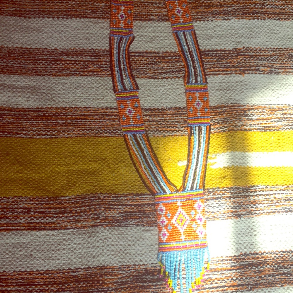 Hippie statement necklace